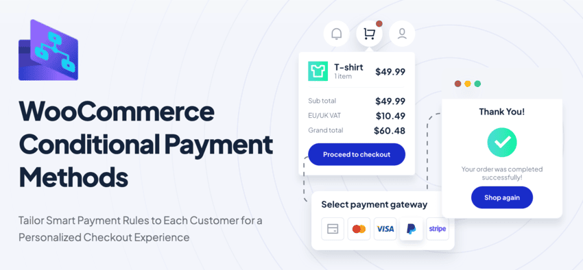 Conditional Payment Gateways for WooCommerce plugin by WPFactory