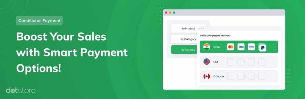 Conditional Payments for WooCommerce plugin by Dotstore