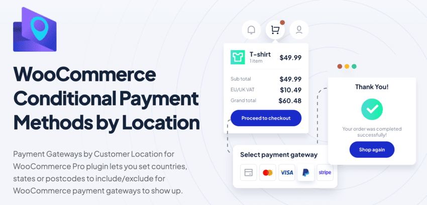 Payment Gateways by Customer Location for WooCommerce plugin by WPFactory