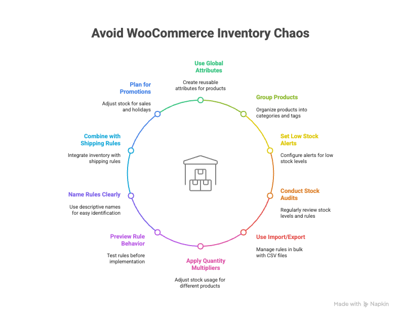 WooCommerce attribute stock tips to avoid inventory mistakes