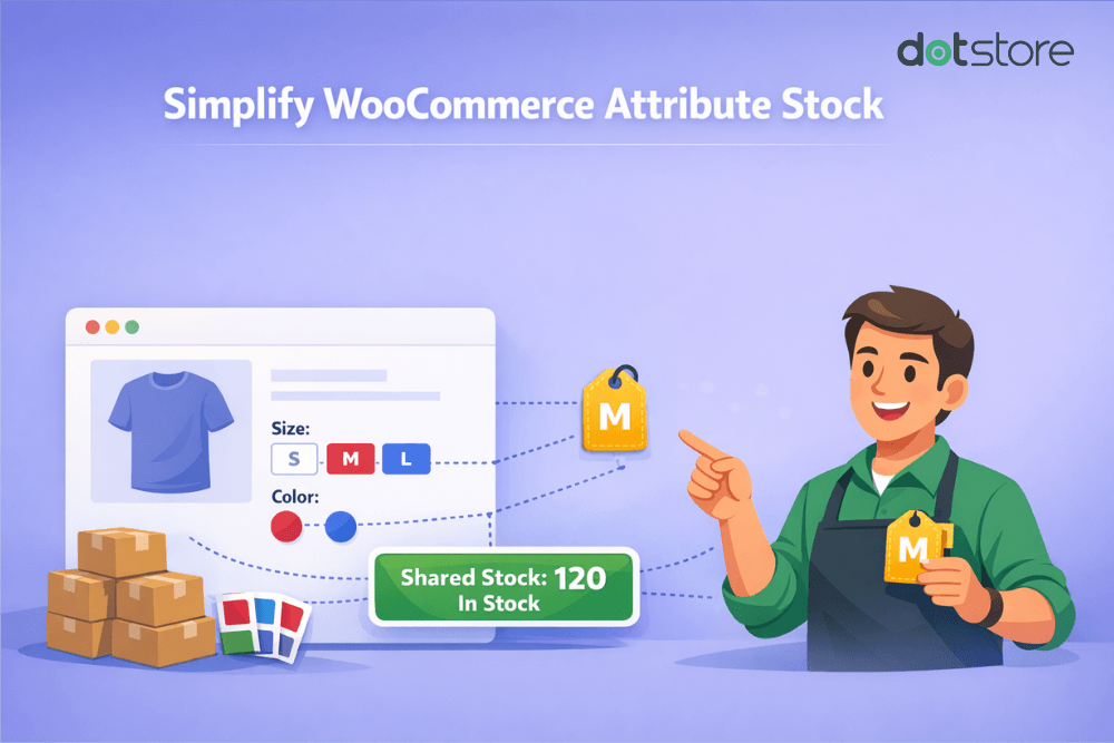 WooCommerce attribute stock