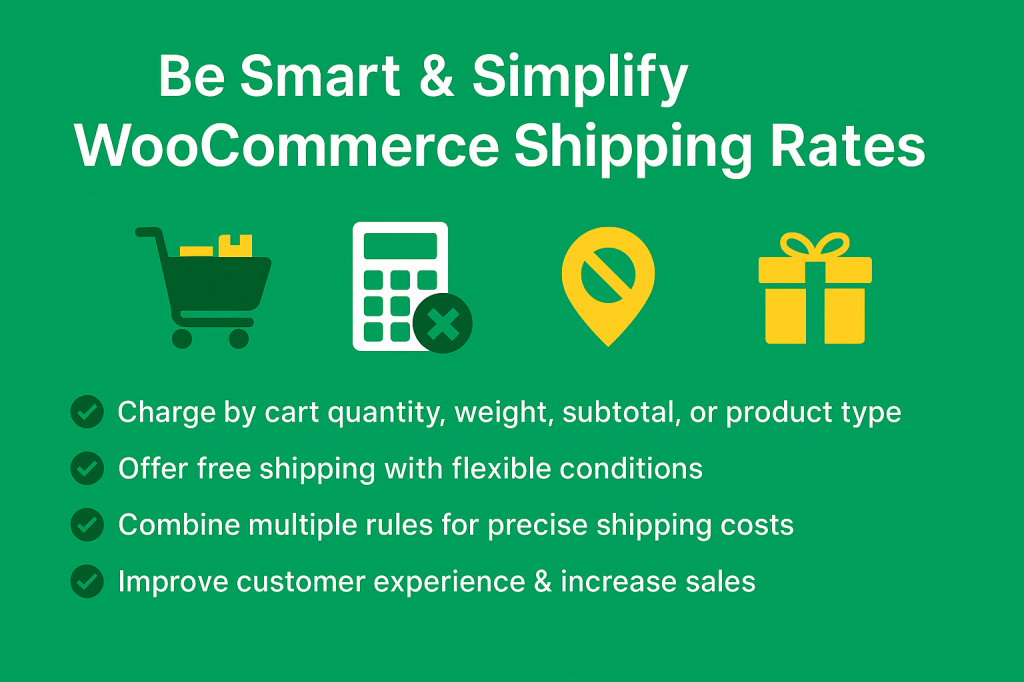 Be smart & Simplify WooCommerce Shipping Rates