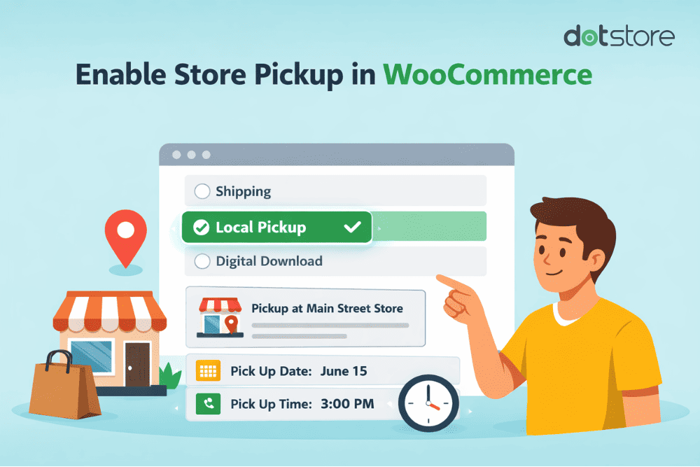 Enable WooCommerce store pickup