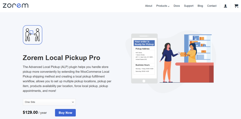 WooCommerce store pickup plugins - Zorem Local Pickup