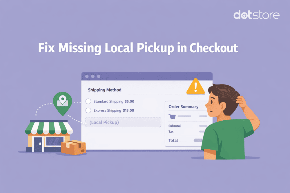 Fix the WooCommerce local pickup not showing