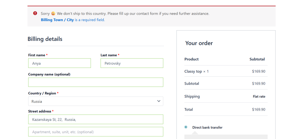 WooCommerce Fraud Prevention Plugin - country restriction