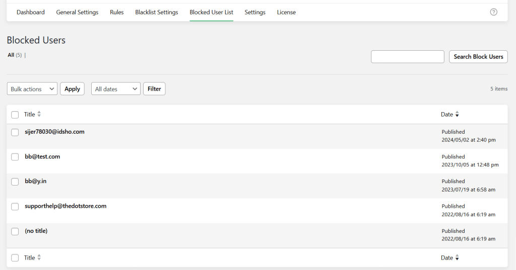 WooCommerce Fraud Prevention plugin - Blocked
