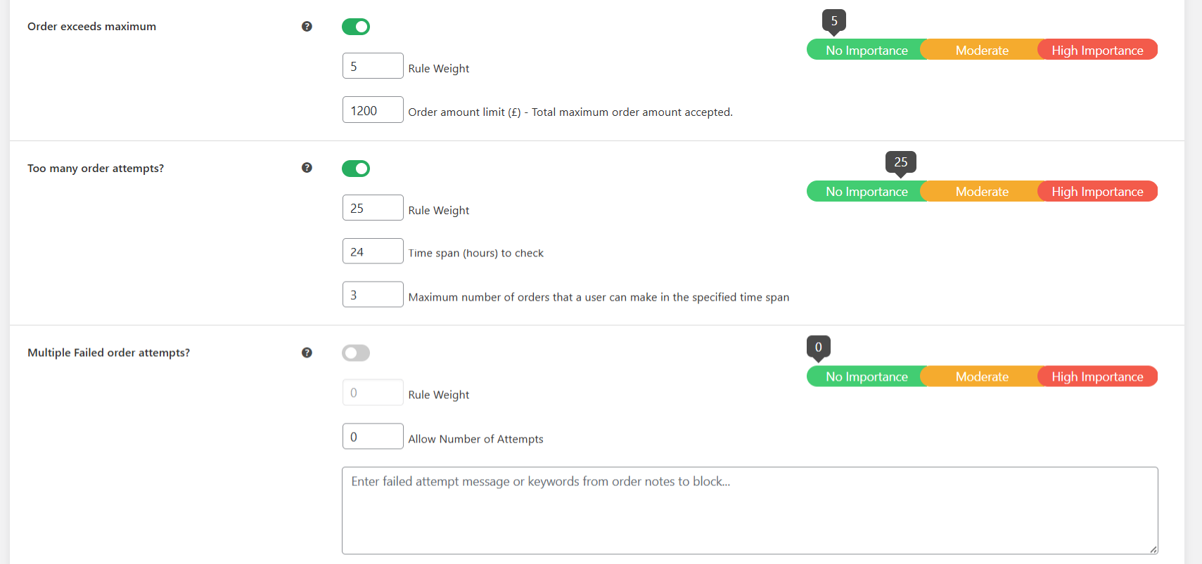 WooCommerce anti spam - customize spam detection engine 1