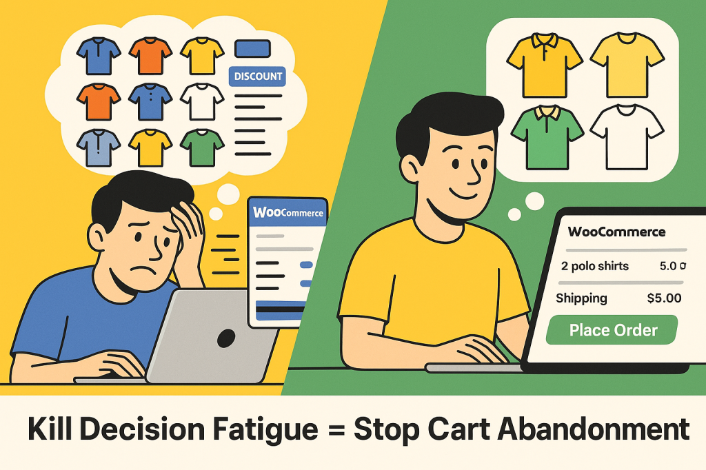 Kill Decision Fatigue and Stop WooCommerce Cart Abandonment