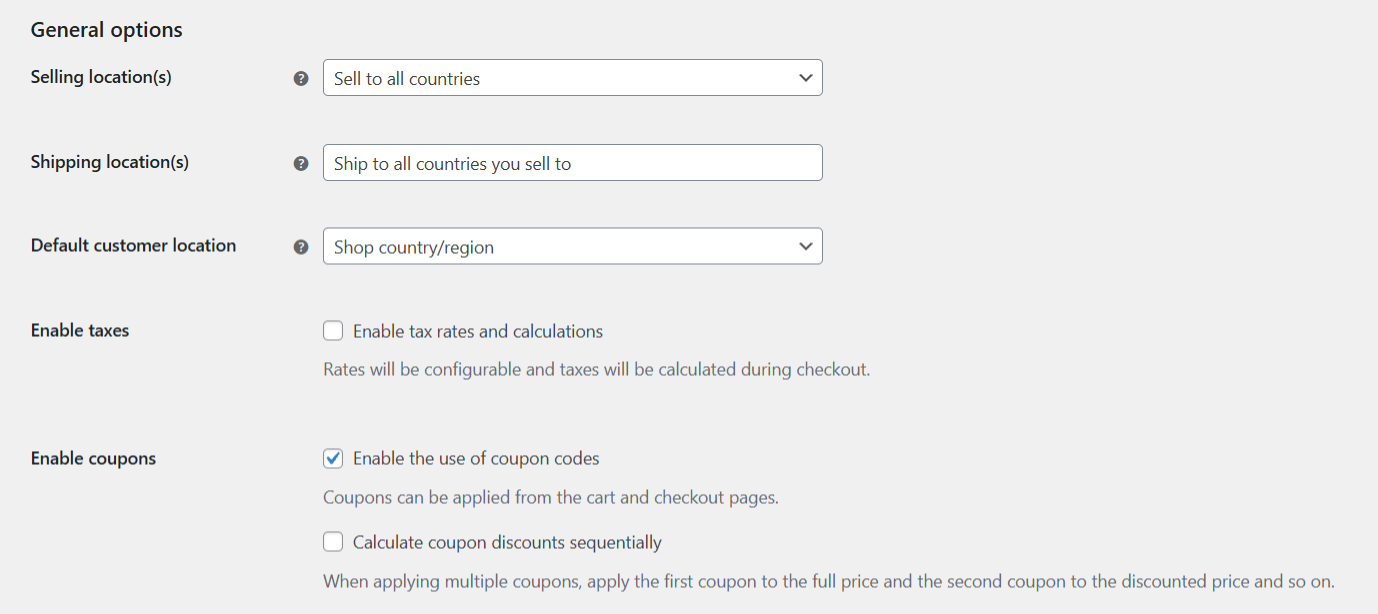 WooCommerce international shipping - 2