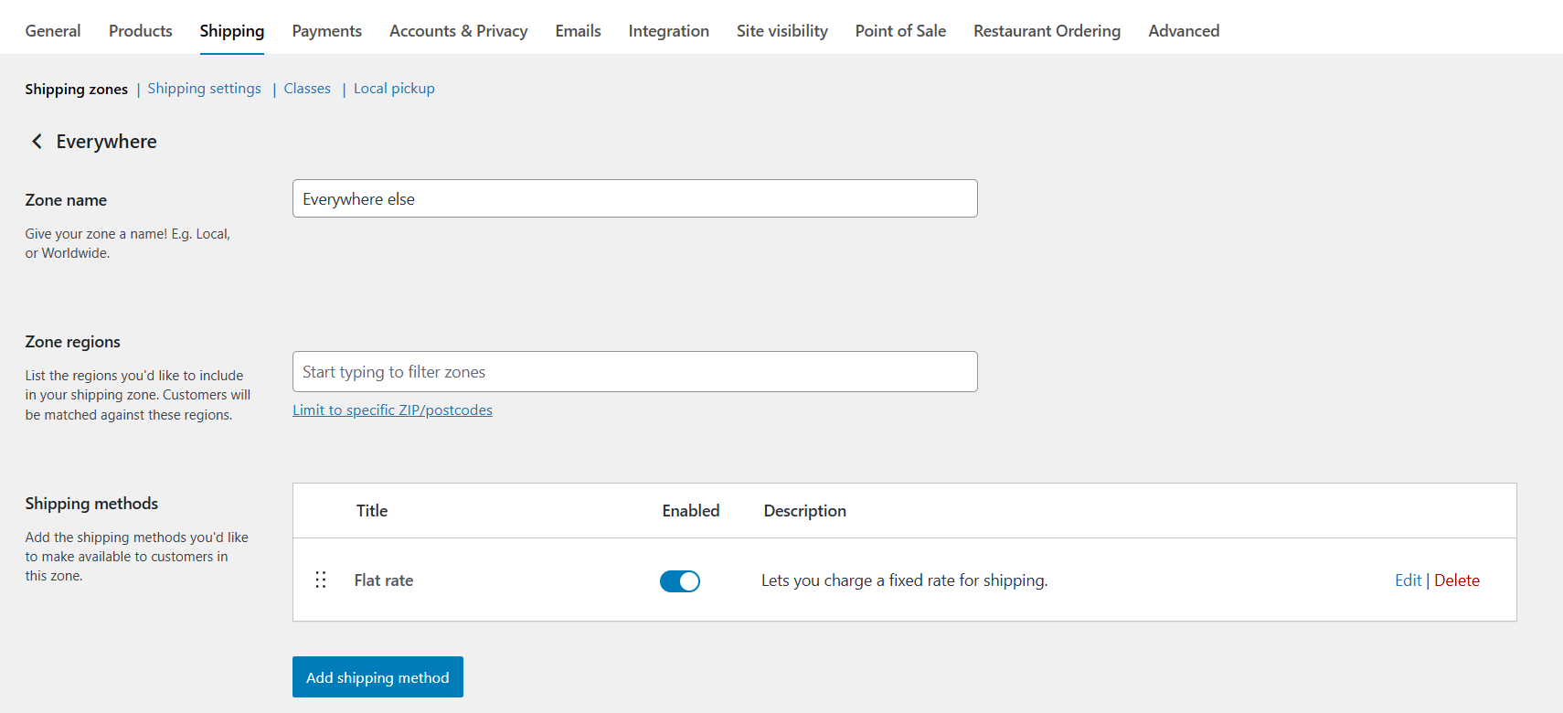 WooCommerce international shipping - 5