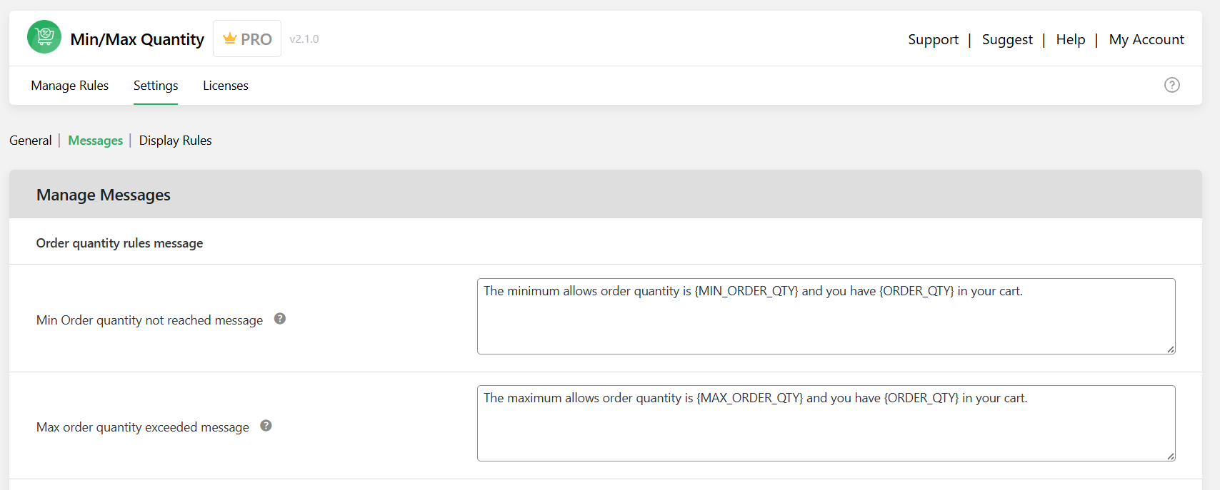 WooCommerce limit quantity per product - 3