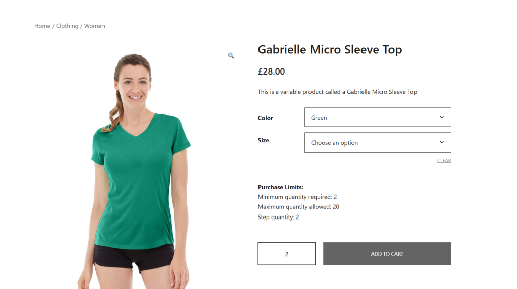 WooCommerce min max quantity - 1