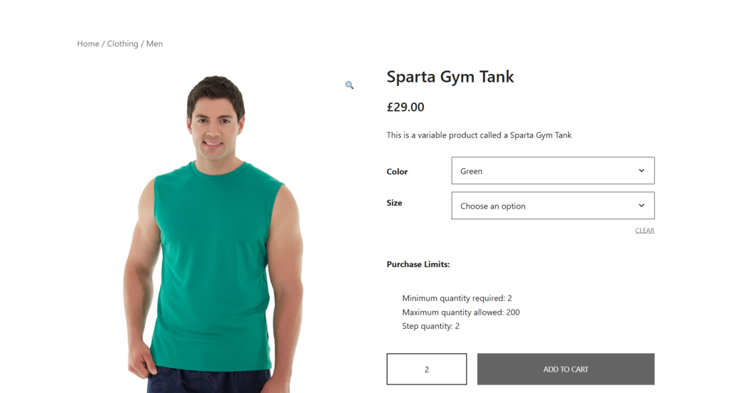 WooCommerce min max quantity - 2