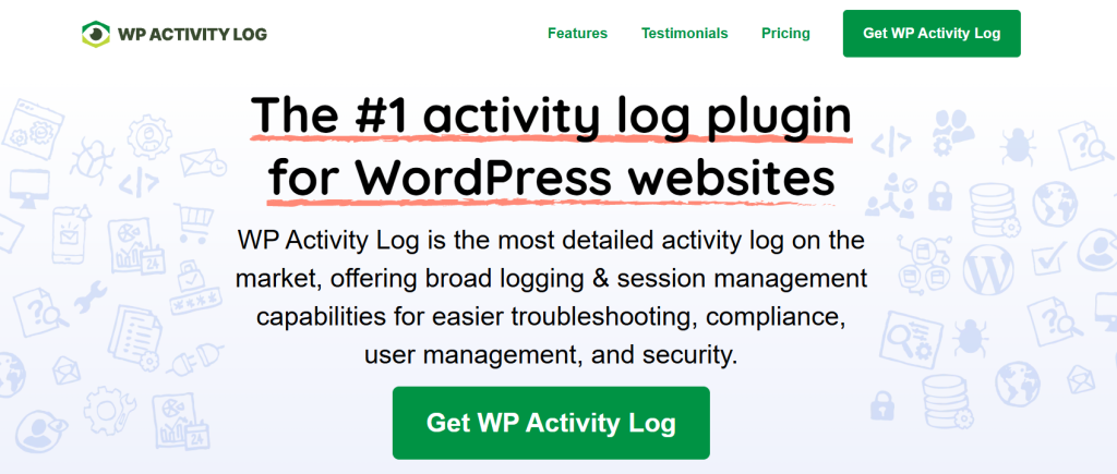 WooCommerce security plugins - WP Activity Log