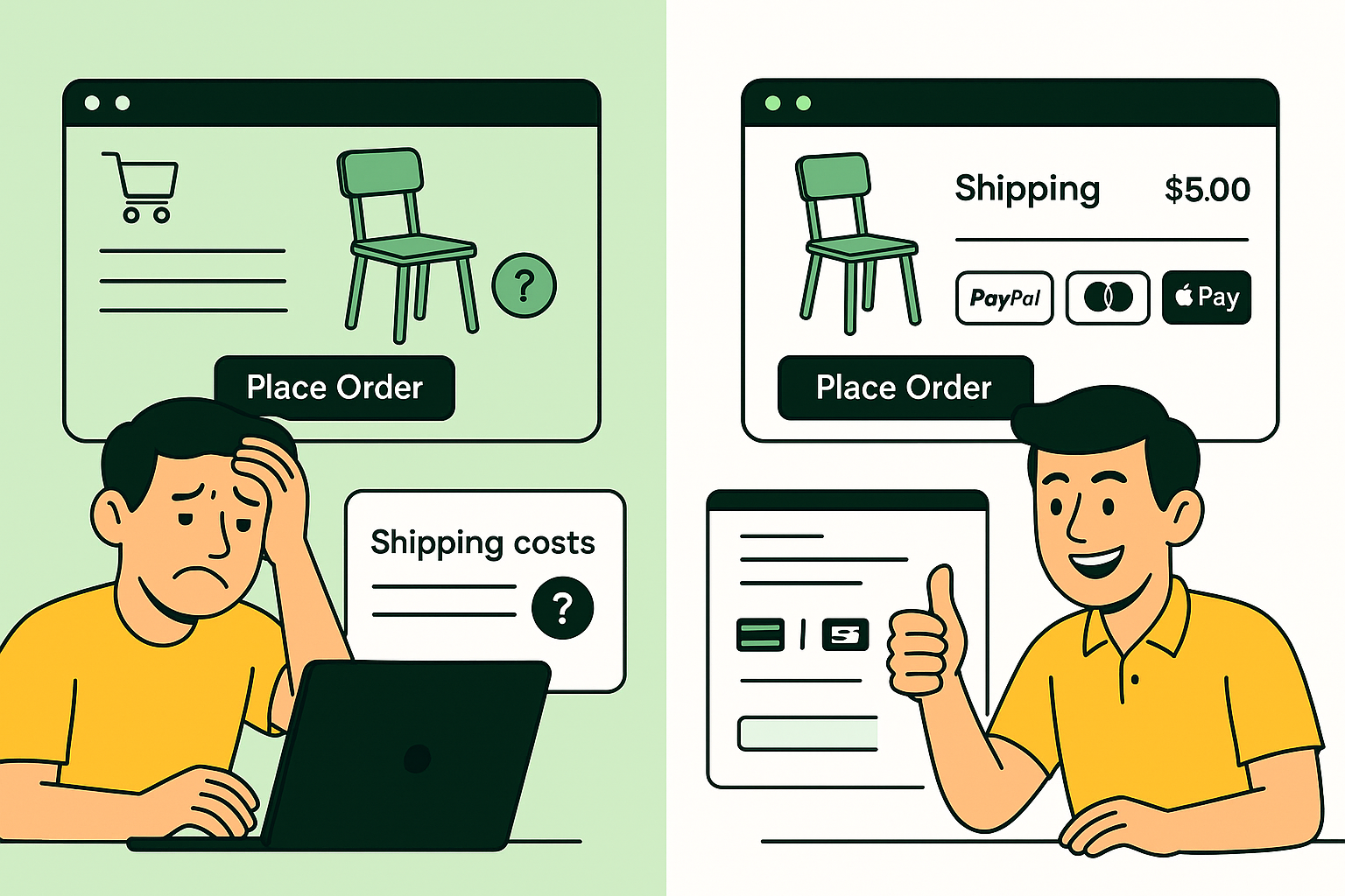 clear shipping and payment policies to increase WooCommerce sales