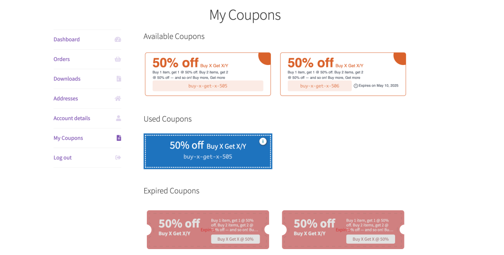 Smart Coupons For WooCommerce Coupons