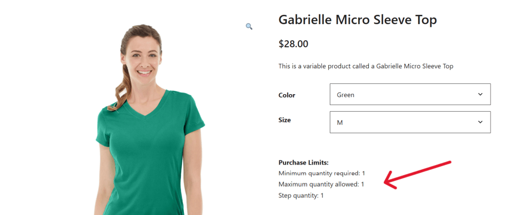 WooCommerce only allow 1 product in cart - Product page 1