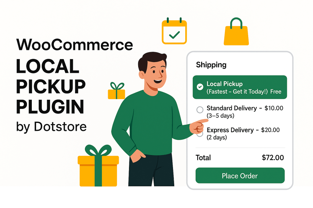 WooCommerce local pickup plugin by Dotstore 