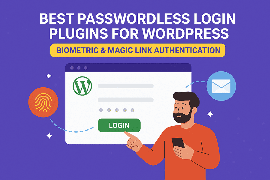 Best Passwordless Login WordPress Plugin - Banner