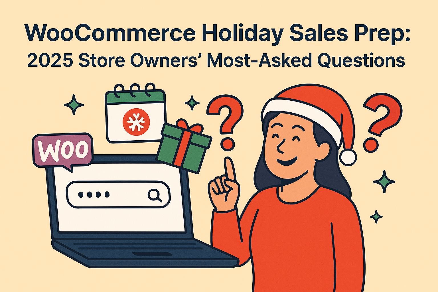 Blog Title Image: WooCommerce Holiday Sales Prep: 2025 Store Owners’ Most-Asked Questions