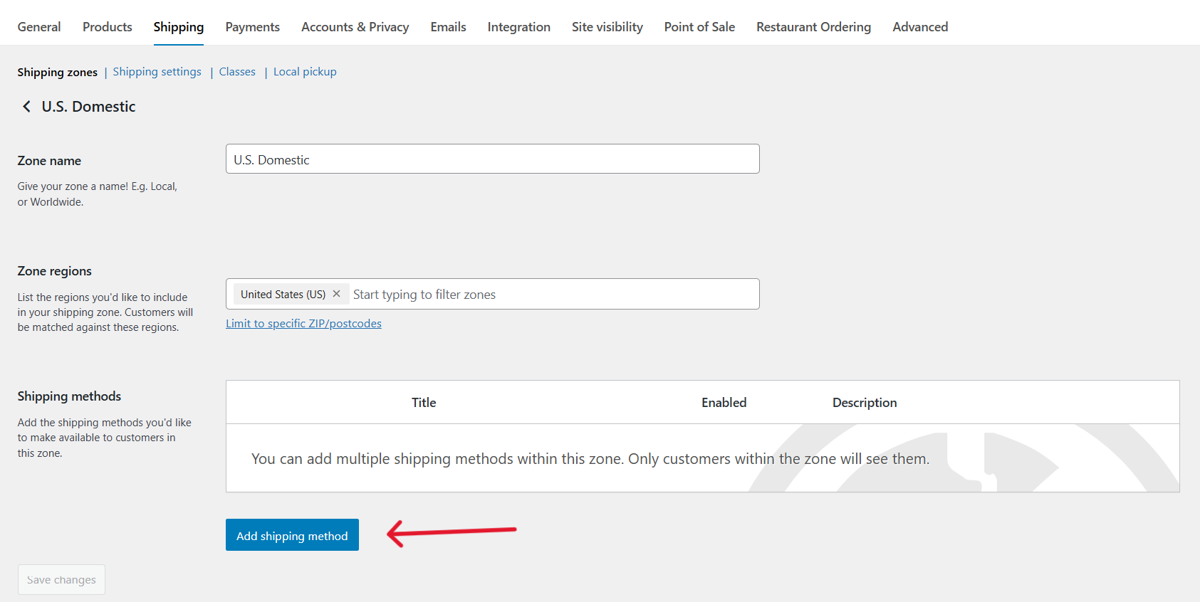 WooCommerce shipping tutorial - 4
