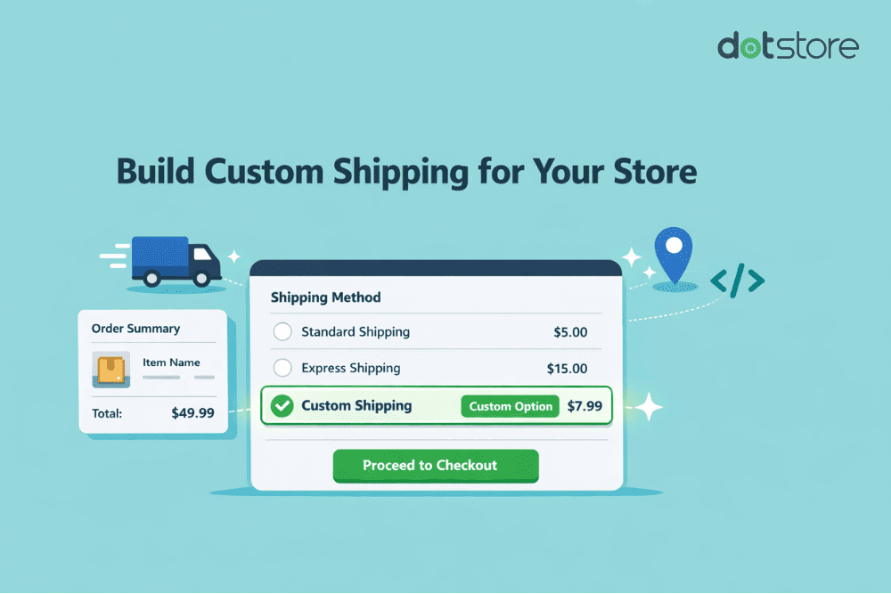 Add a custom shipping method in WooCommerce