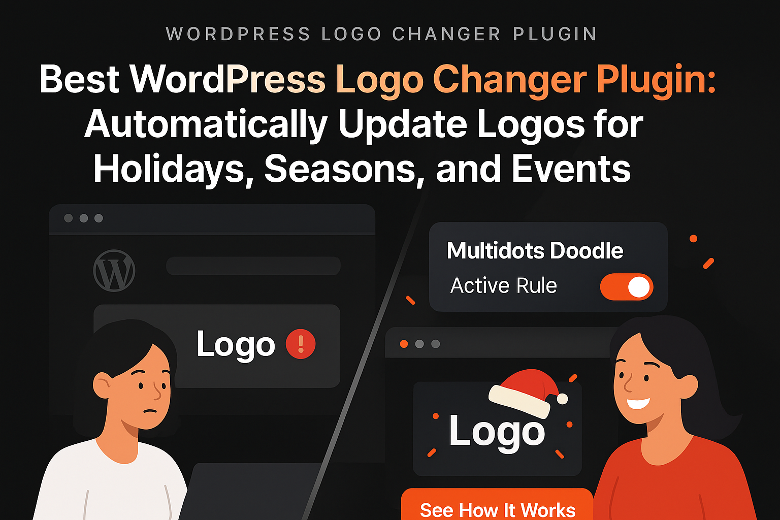 Multidots Doodle Best WordPress Logo Changer Plugin