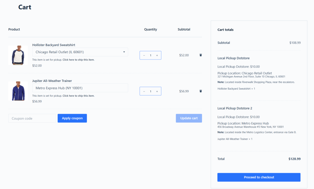 WooCommerce Click and Collect - 1
