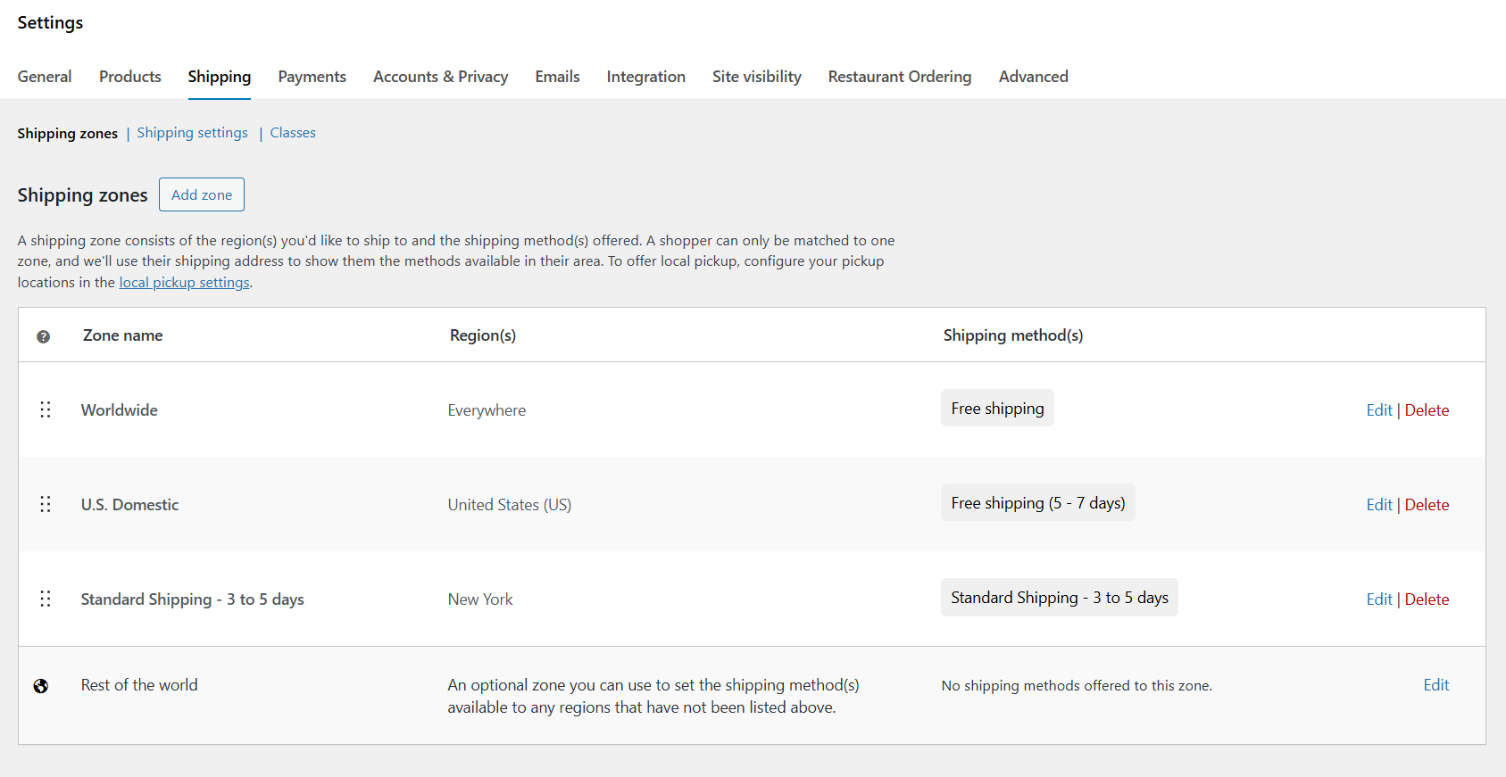 WooCommerce local pickup not showing - 6