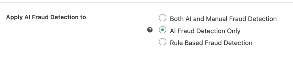 ai fraud detection to