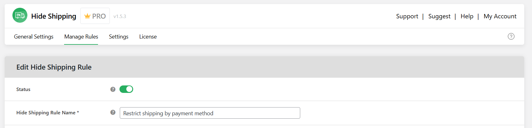 Advanced WooCommerce shipping restrictions - by payment method 1