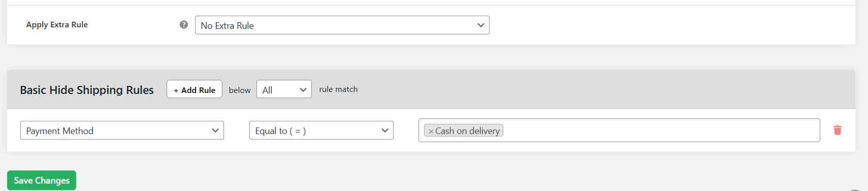Advanced WooCommerce shipping restrictions - by payment method 3