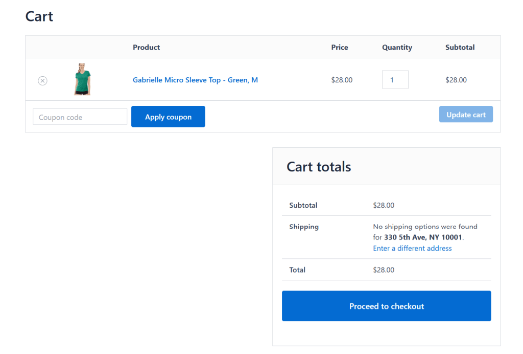 Advanced WooCommerce shipping restrictions by post code - front end