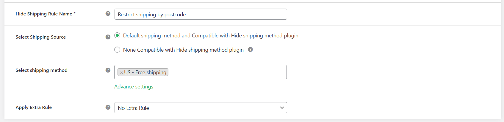 Advanced WooCommerce shipping restrictions - by postcode 2