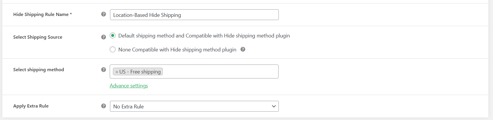 Advanced WooCommerce shipping restrictions - by state 2