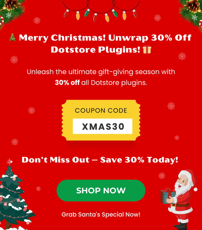 Blog Sidebar Christmas Offer Banner