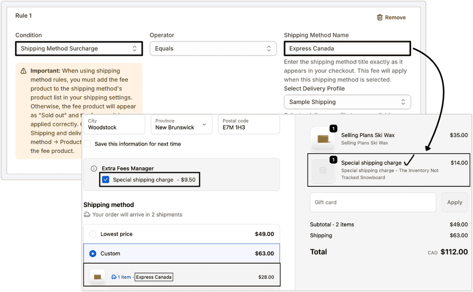 Extra Fees Manager - Key Feature 12
