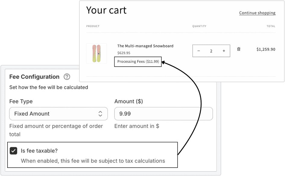 Extra Fees Manager - Key Feature 6