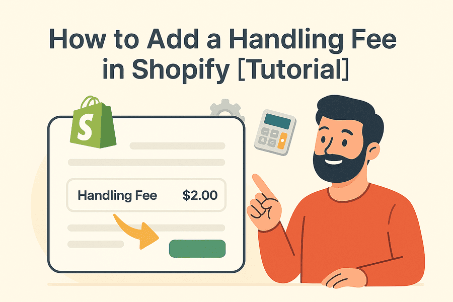 How to add a handling fee in Shopify