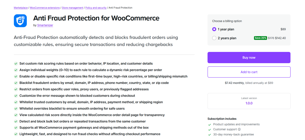 WooCommerce anti fraud plugins - Anti-Fraud-Protection