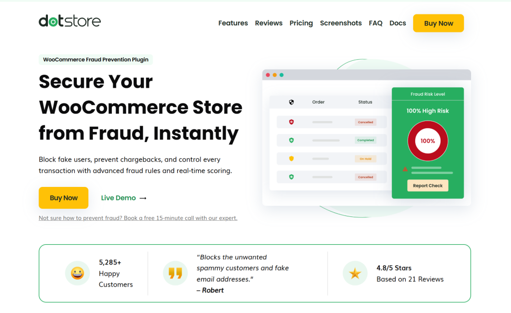WooCommerce anti fraud plugins - WooCommerce-fraud-prevention-Thedotstore
