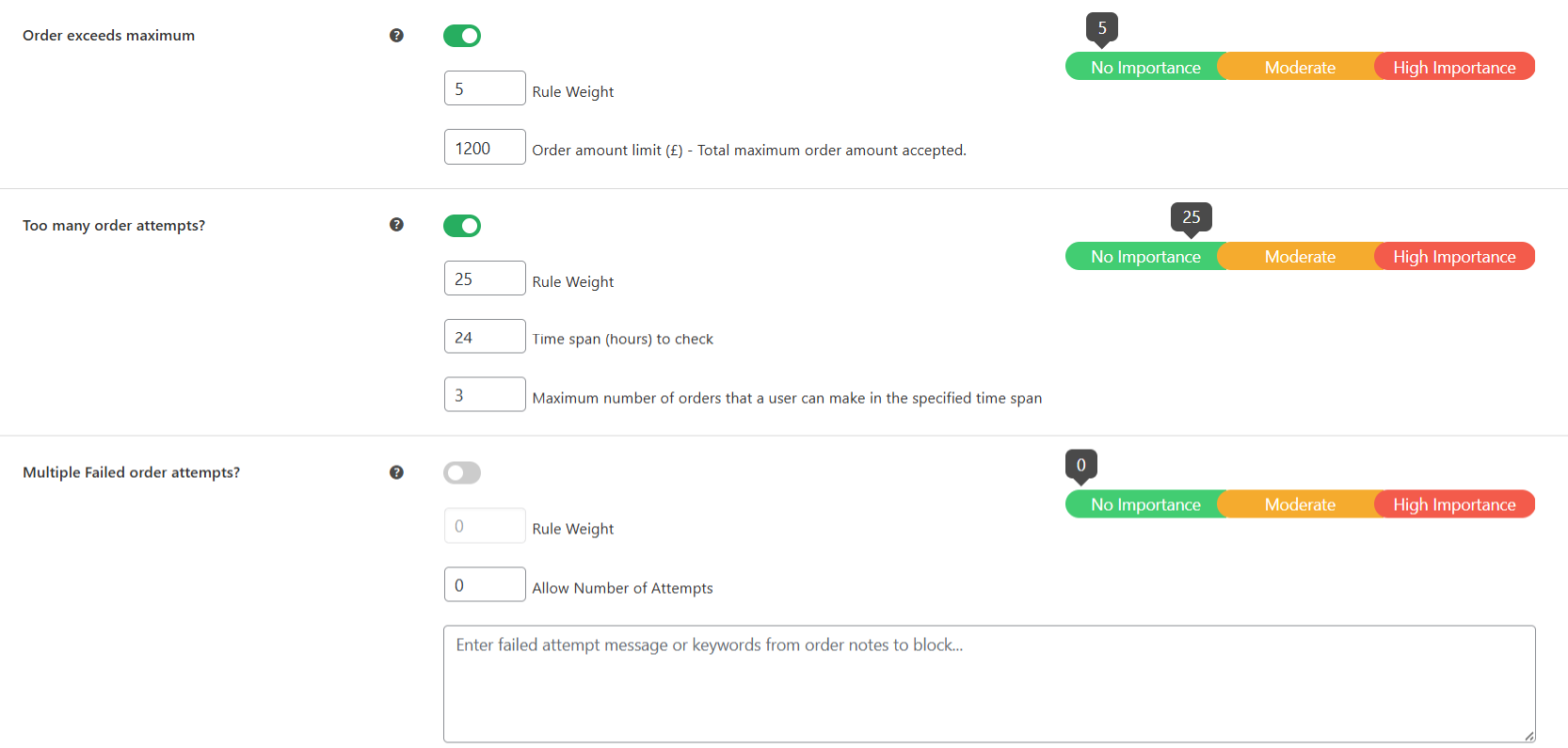 WooCommerce anti spam - customize spam detection engine 1