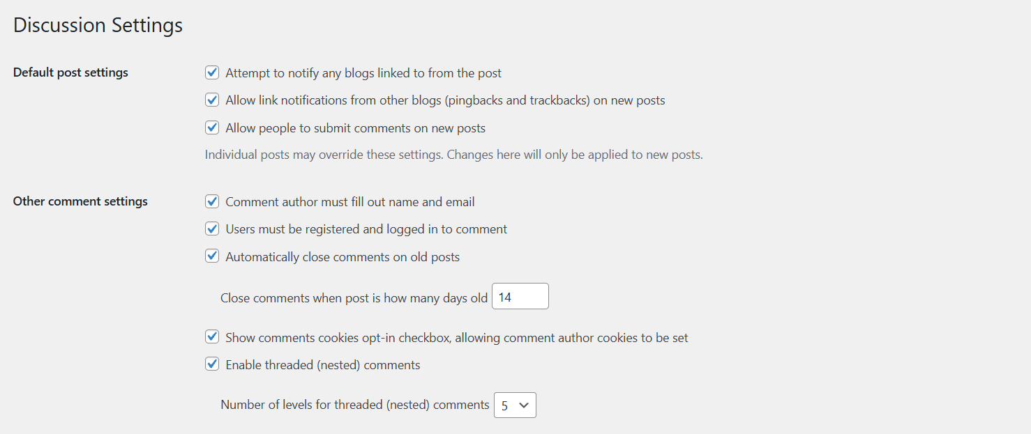 WooCommerce anti spam - default settings 4