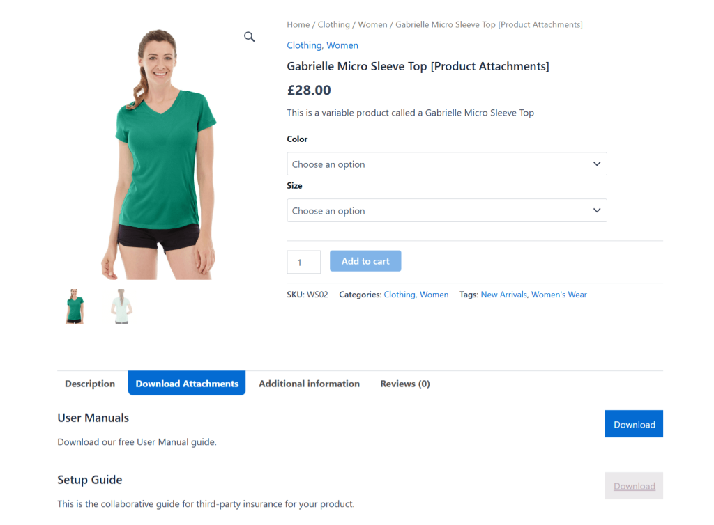 WooCommerce product attachment - 7