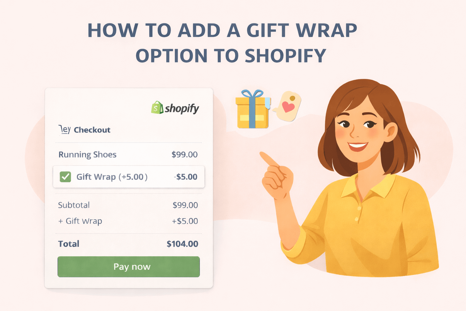 add gift wrap option Shopify - featured image