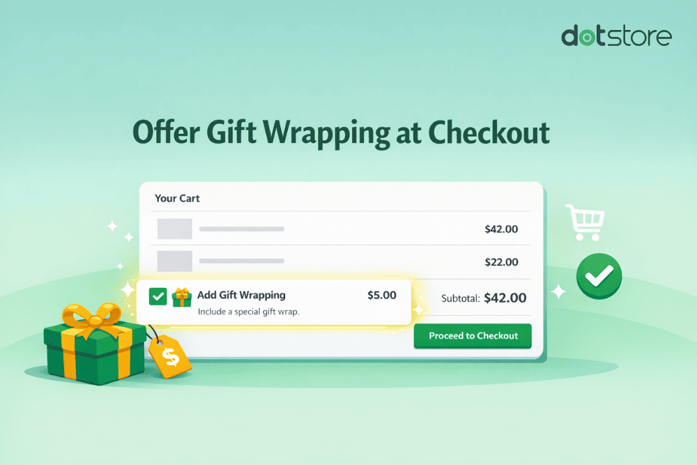 Add a gift wrap option to Shopify