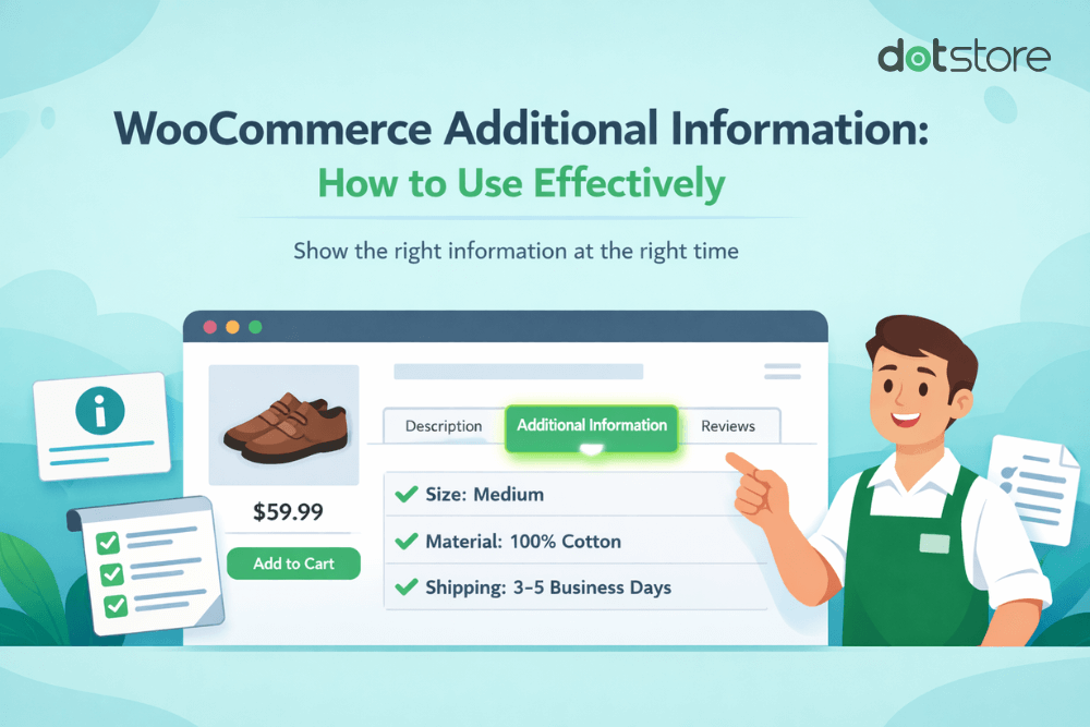 WooCommerce additional information - featured image