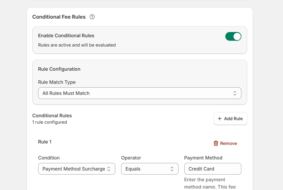 Shopify credit card surcharge - 3