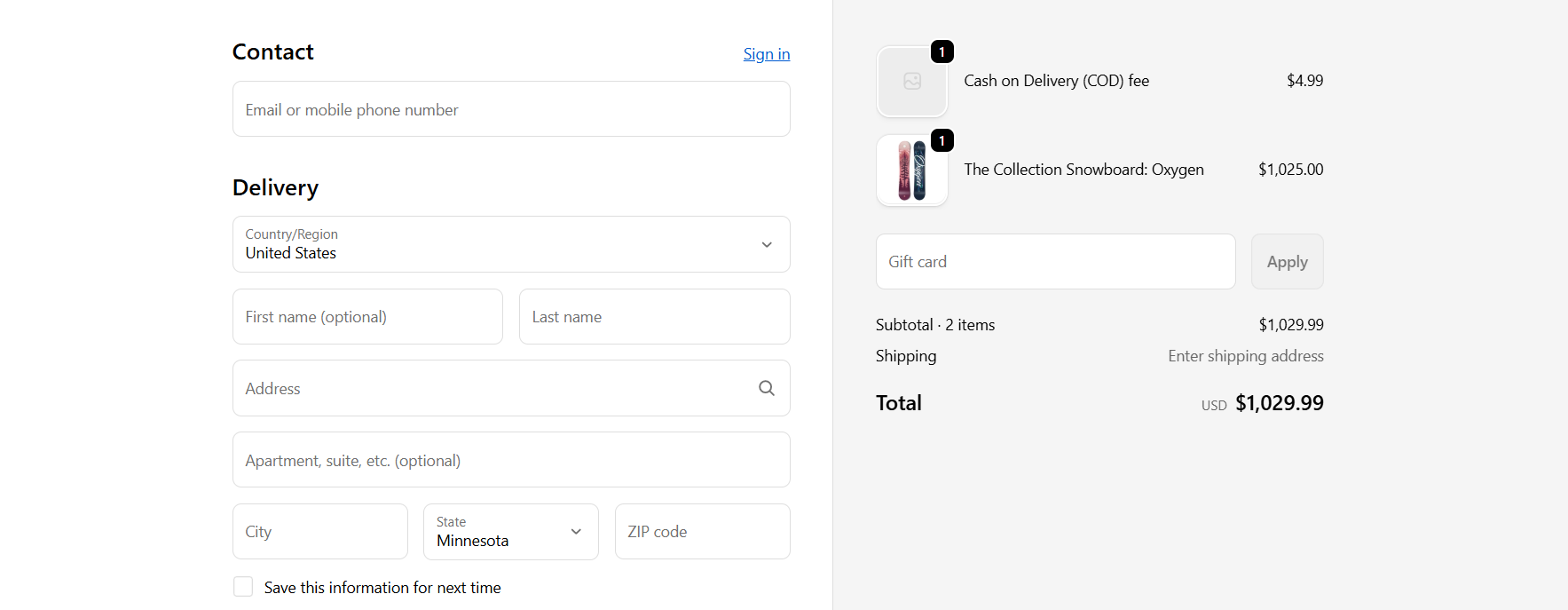 How to add an extra charge for cash on delivery orders in Shopify ...